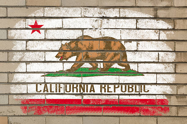 istock grunge flag of US state california on brick wall 178557199