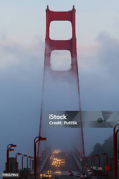 Golden Gate In The Fog Stock Photo - Download Image Now - Architecture, Famous Place, Fog