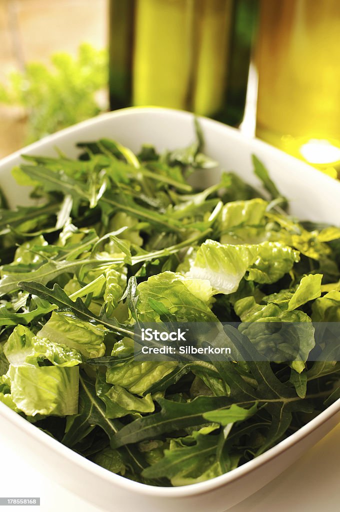 Salada verde fresco - Royalty-free Alimentação Saudável Foto de stock