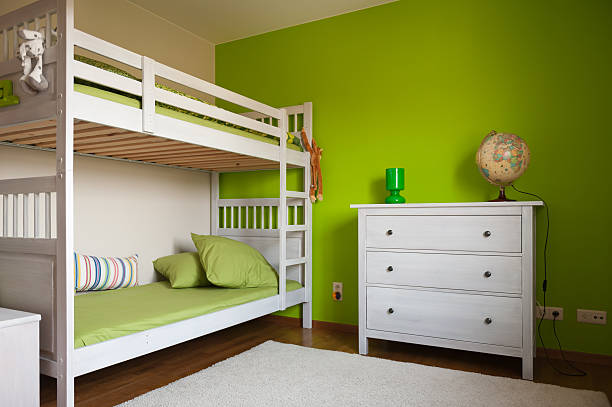 istock Kids room in green 178559499