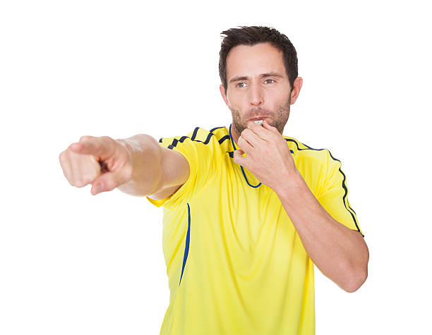 istock Soccer judge whistling 178559668