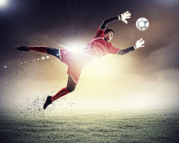 istock Goalkeeper catches the ball 178562510