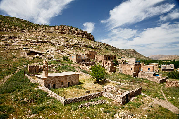 killit (dereiçi), suryani village, mardin - killit stock-fotos und bilder