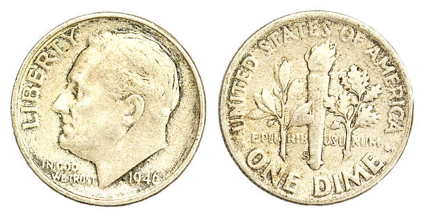 istock One Dime Coin of USA 178563771