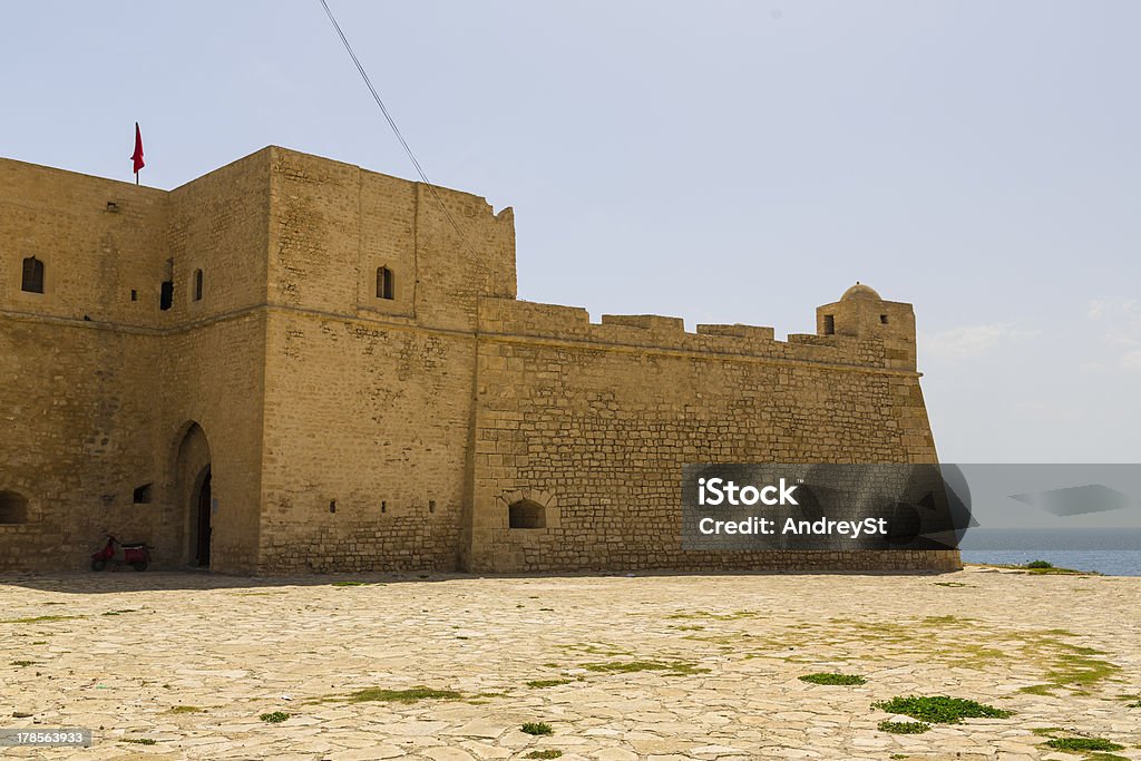 Old Fortess ruínas de Mahdia Túnis - Foto de stock de Arquitetura royalty-free