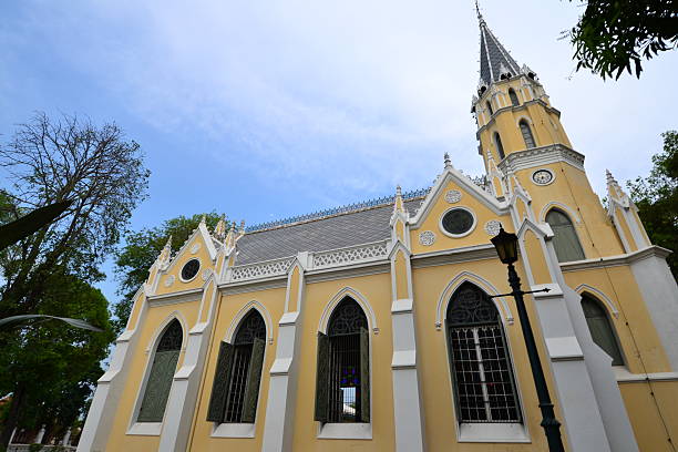 istock Thai temple in Christian church style 178564600