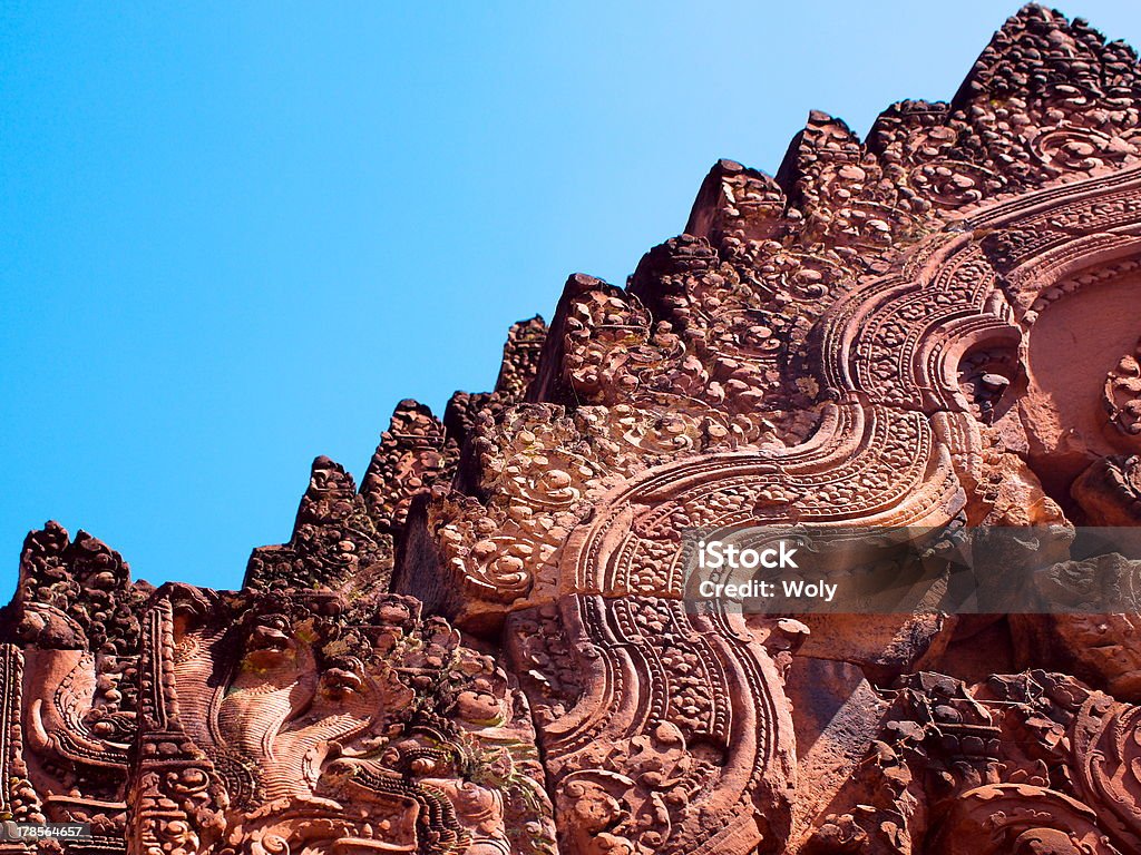 Banteay Srey, Камбоджи - Стоковые фото Азия роялти-фри