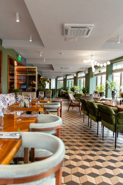 istock Italian restaurant interior in modern style 1785649476