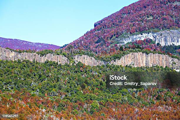Outono Nas Montanhas Da Patagónia - Fotografias de stock e mais imagens de Amarelo - Amarelo, América do Sul, Ao Ar Livre