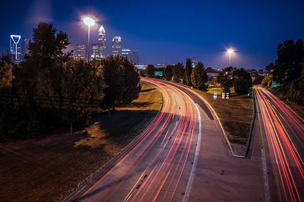 istock Charlotte City Skyline night scene 178565326
