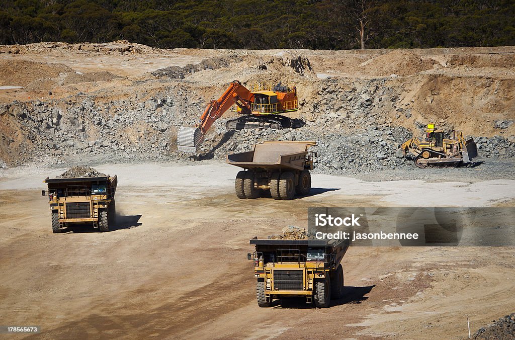 Mine de travail - Photo de Industrie minière libre de droits