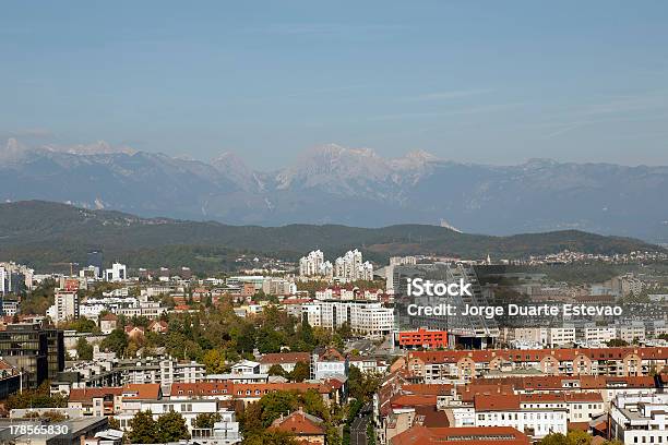 Vista Aérea De Liubliana - Fotografias de stock e mais imagens de Alpes de Julian - Alpes de Julian, Ao Ar Livre, Capitais internacionais
