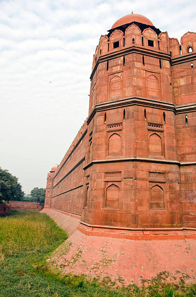 istock historical red fort in India, Delhi 178565837
