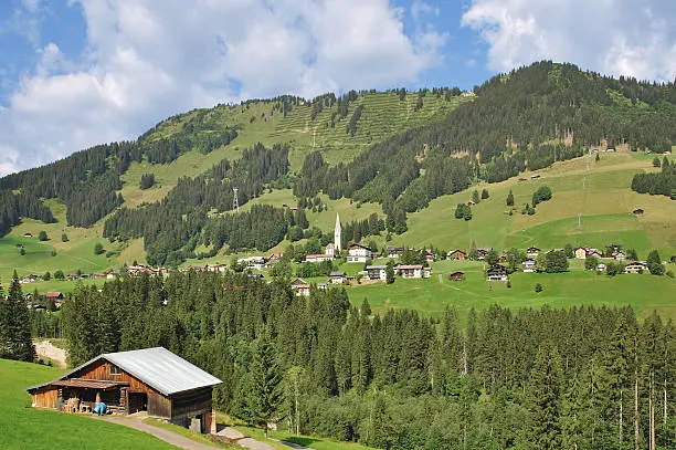 in Kleinwalsertal, near Hirschegg in Vorarlberg,Austria
