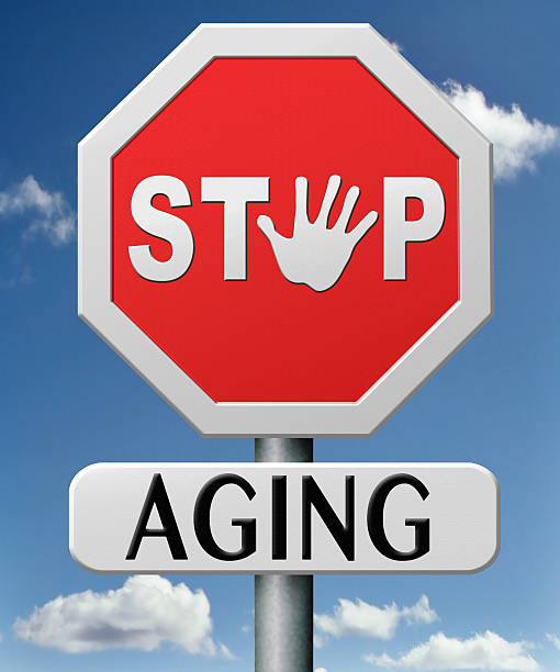 stop aging stock photo