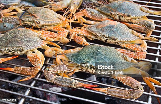 Crabs Stock Photo - Download Image Now - Barbecue Grill, Crab - Seafood, Close-up