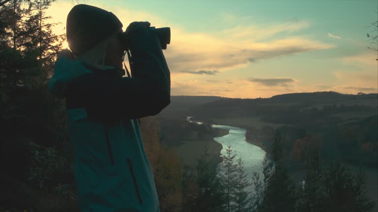 Queen's View, Aberlour, Scotland, overlooking the Spey River