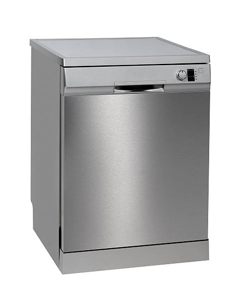istock Freestanding INOX dishwasher 178566893