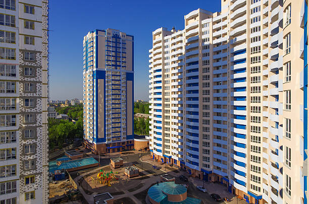 istock New residential complex with blue sky as a background 178567188