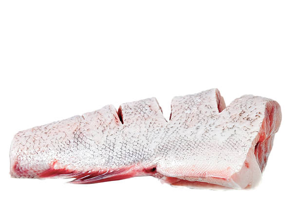 istock Slices of raw carp  on a white background.Isolated. 178567351