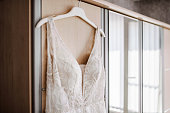 Elegant lace dress. Wedding dress