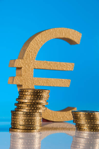 istock Business theme, gold coins with light background 178568751