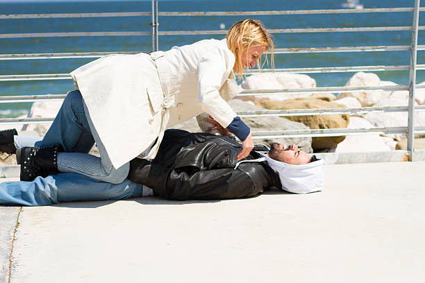 istock woman Defending Herself Against assailant 178569074