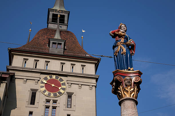 istock Prison Tower and Anna Brunnen Statue; Bern 178569206