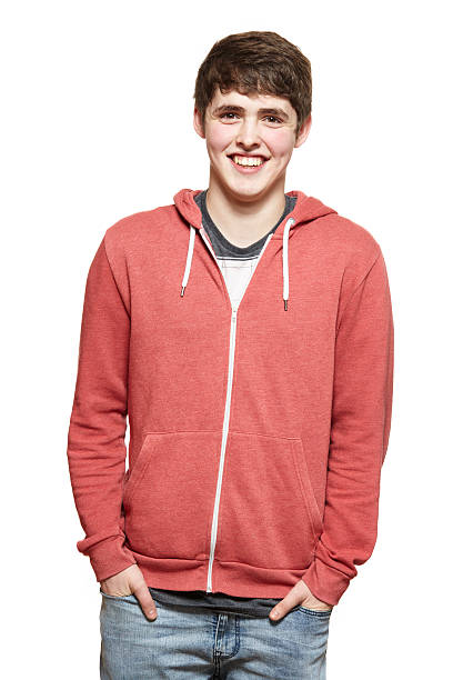 istock Casually dressed teenage boy smiling 178569425