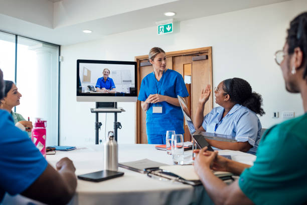 istock A Medical Q and A at a Conference Event 1785704341