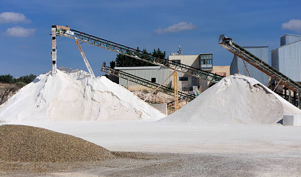 istock Limestone quarry with modern crushing and screening equipment 178570514