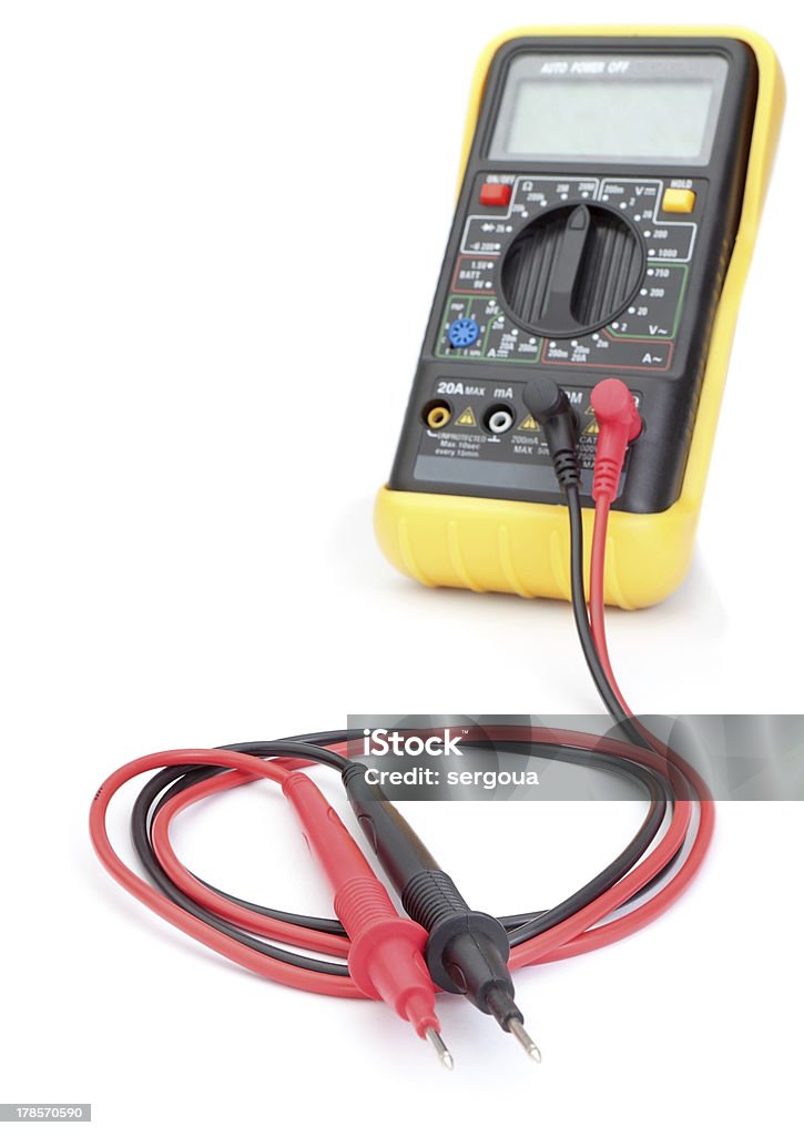 O multimeter sondas a medida. Close-up. - Foto de stock de Criação Digital royalty-free