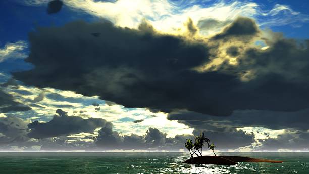 istock Hawaiian sunset in tropical paradise 178570767