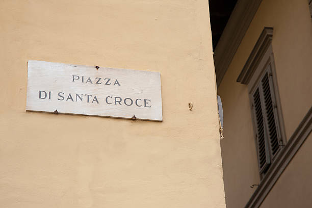 istock Santa Croce Square Sign, Florence 178570803