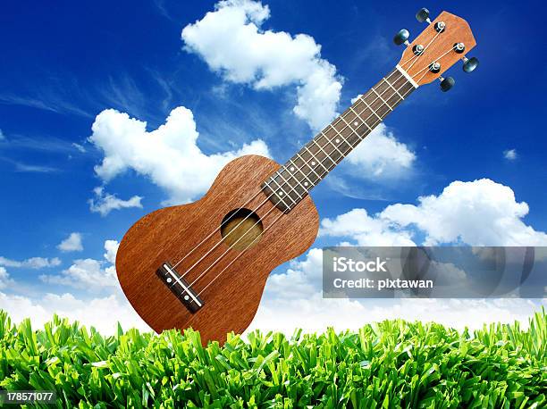 ウクレレにブルーの空 - アコースティックギターのストックフォトや画像を多数ご用意 - アコースティックギター, アコースティック音楽, ウクレレ