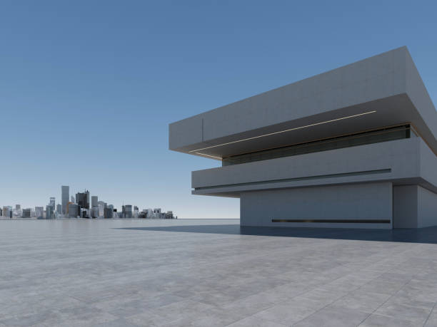 istock Clean ground squares and building facades 1785711911