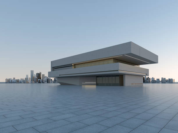 istock Clean ground squares and building facades 1785714140