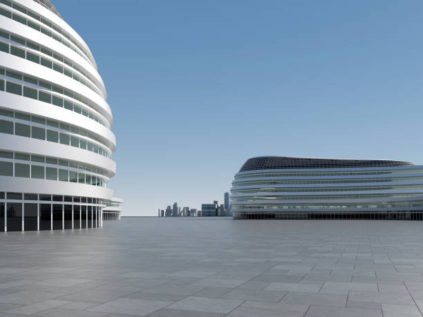 istock The open modern square of the city 1785720484