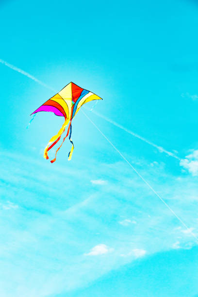 istock Colorful kite flying freely in the wind 1785723676