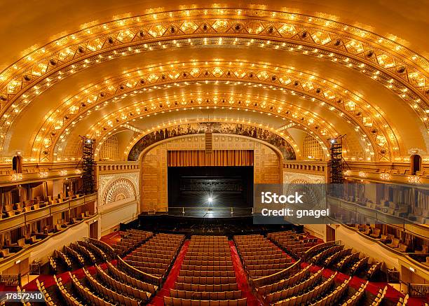 Auditorium Theatre Stockfoto und mehr Bilder von Bühnentheater - Bühnentheater, Konzerthaus, Chicago - Illinois