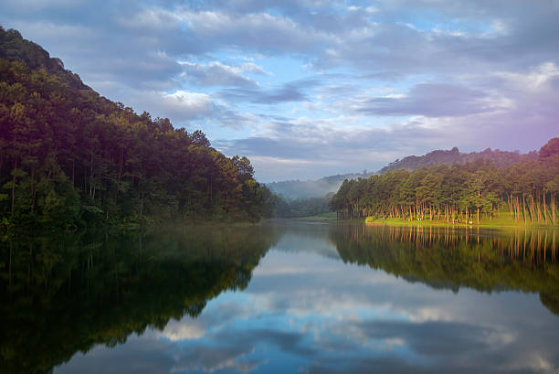 istock morning at urban village, Mae Hong Son, Thailand 178572425