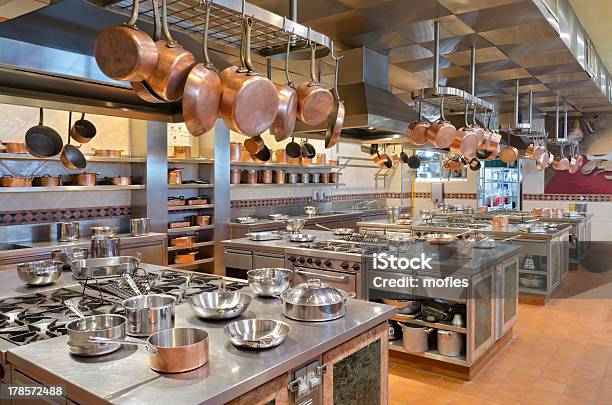 Culinary Kitchen Stock Photo - Download Image Now - Commercial Kitchen, Chef, Food And Drink Industry