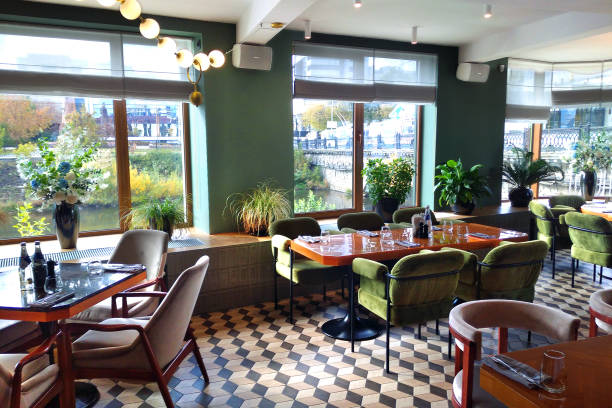 istock Italian restaurant interior in modern style 1785735205