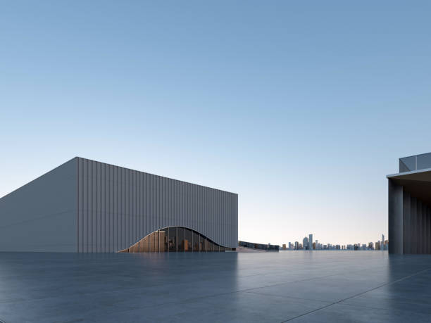 istock Clean ground squares and building facades 1785735898