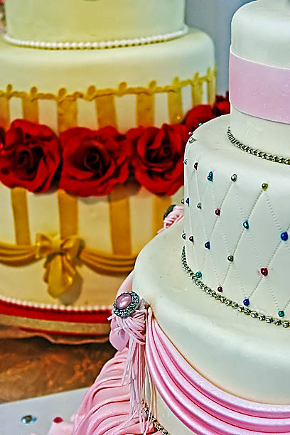 istock Wedding cake specially decorated.Detail 178573877