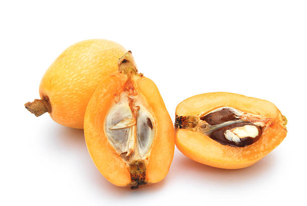 istock fresh loquat medlar fruit on white background 178574041