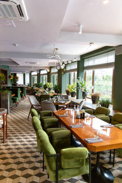 istock Italian restaurant interior in modern style 1785742042