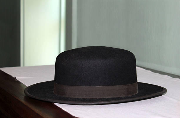 Amish Felt Hat Flying Cloud Hats Amish Black Felt- Crown 4