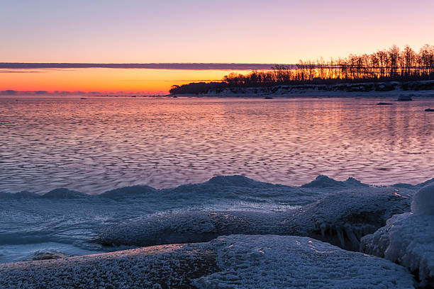 istock Icy sea at sunrise 178575975