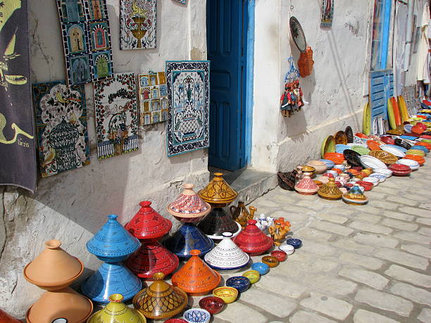 Ceramica di Tunisia - foto stock